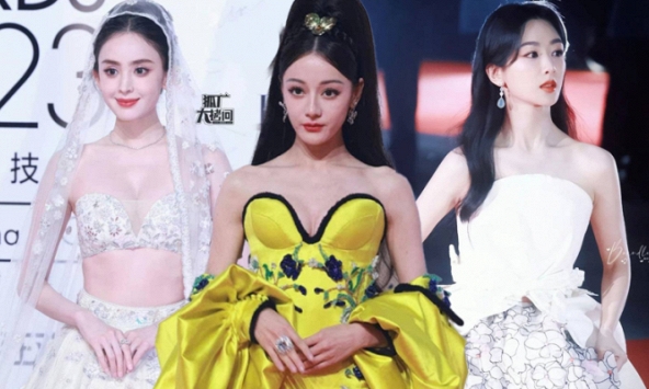 Đại hội 'mỹ nữ' tụ họp tại thảm đỏ Elle Thịnh Điển, Địch Lệ Nhiệt Ba gây thất vọng với tạo hình 'xấu tệ'