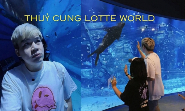 Trải nghiệm thủy cung lớn nhất Hà Nội, TikToker Long Chun thẳng thừng đánh giá: “Vé đắt, không có gì thú vị”