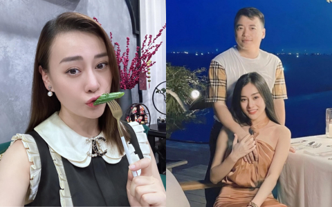 Phương Oanh lộ diện sau khi xác nhận mang song thai, tiết lộ sức khỏe hiện tại hậu ốm nghén nặng phải hoãn cưới