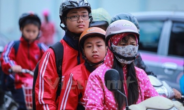 Không khí lạnh tràn về, khu vực miền Bắc trời chuyển mưa