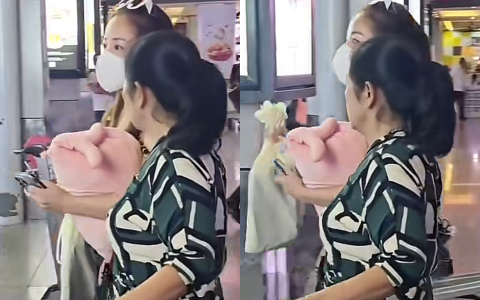 'Team qua đường' bắt gặp Puka và Gin Tuấn Kiệt ở sân bay, lộ chi tiết thể hiện quan hệ mẹ chồng - nàng dâu 