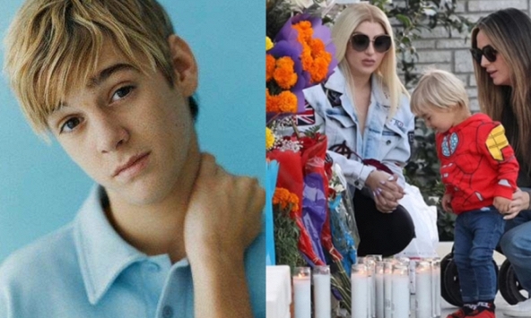 Hôn thê cũ đưa con trai đến viếng mộ Aaron Carter, nước mắt vẫn rơi sau một năm nam ca sĩ qua đời