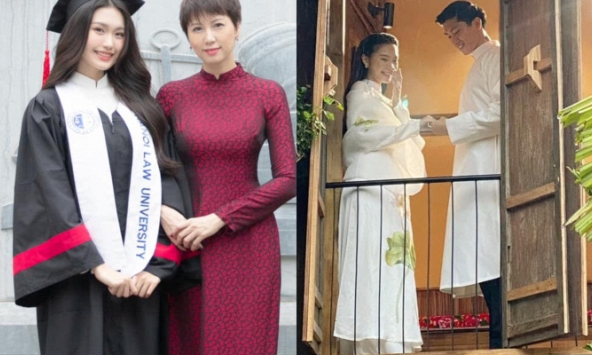 Mẹ vợ trẻ đẹp đích thân tháp tùng Đoàn Văn Hậu và bà xã Doãn Hải My đi chụp ảnh cưới