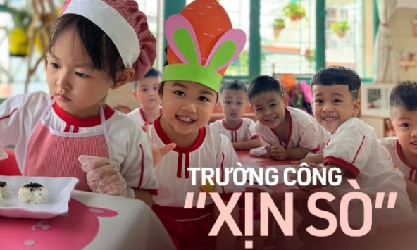 Một trường mầm non công lập ngay trung tâm TP.HCM: Từ cơ sở vật chất đến chương trình học đều rất 'xịn'