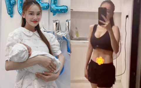 Nhã Phương lộ diện 'flex' lấy dáng thần tốc, tiết lộ con trai đầy tháng mới được làm 1 việc