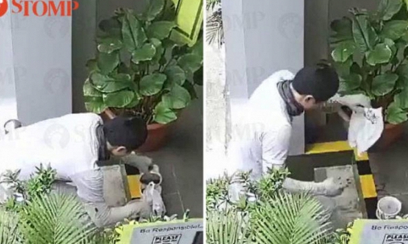 Thấy nước súp đổ loang lổ ở hành lang, người phụ nữ kiểm tra camera phát hiện hành vi 'kinh tởm' của shipper, quyết không đặt đồ ăn online nữa