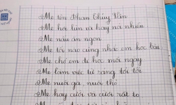 Cậu bé viết văn tả tài uống rượu của mẹ, câu cuối chốt hạ khiến các ông bố đọc phải giật mình