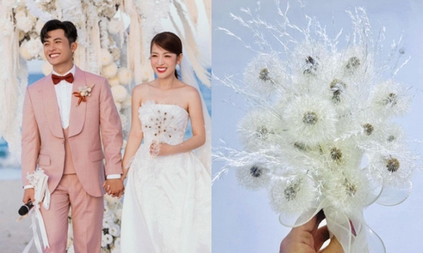 Hoa cưới độc đáo của Puka và bó hoa cưới đắt nhất thế giới mang tên lạ