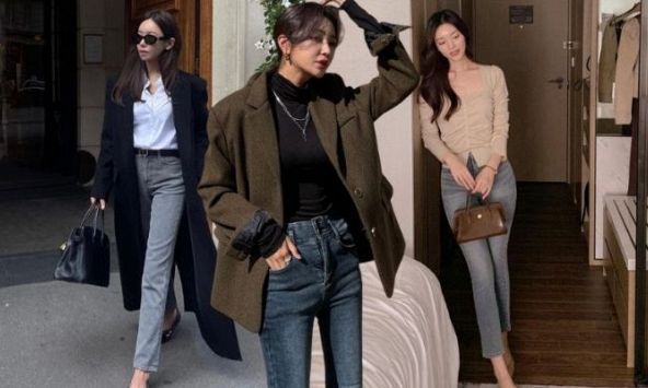 10 cách diện quần jeans ống bó chuẩn sành điệu và tôn dáng