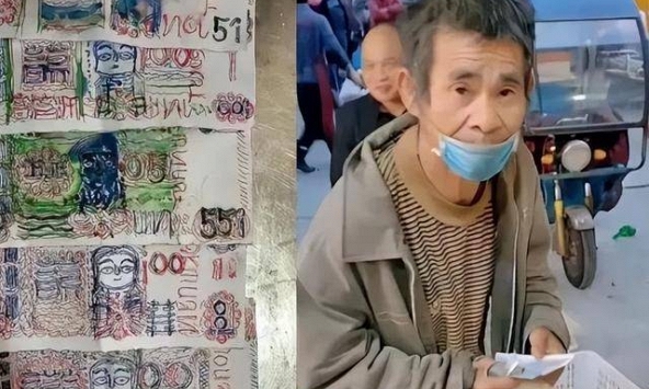 Ông lão ngang nhiên mua mì bằng 'tiền vẽ', chủ quán không đuổi đi mà chấp nhận bị 'lừa' suốt 9 năm