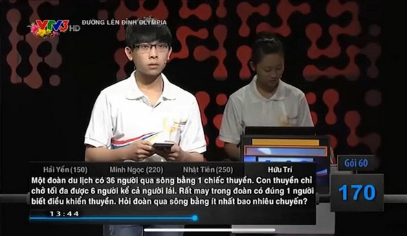 Câu hỏi Olympia chỉ cần làm phép tính chia của học sinh lớp 1 là ra, nhưng thí sinh vẫn phải 'chào thua'