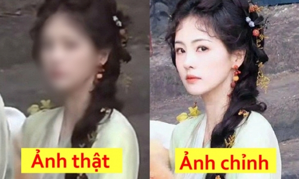 Vào mà xem nữ chính 'đẹp như tiên' hóa ra kém sắc thế này, ảnh chưa qua chỉnh sửa khiến dân tình 'giật mình'