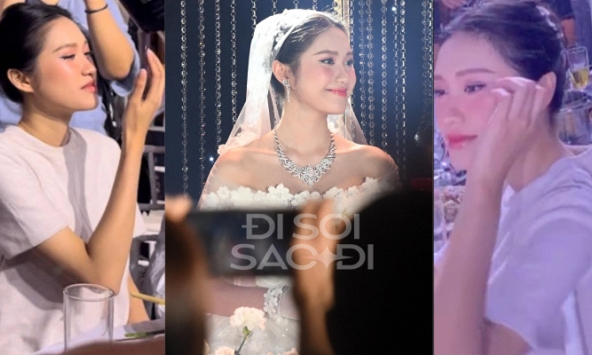 Cam thường bắt trọn nhan sắc Doãn Hải My khi 'xả vai' cô dâu, có còn xinh lung linh?