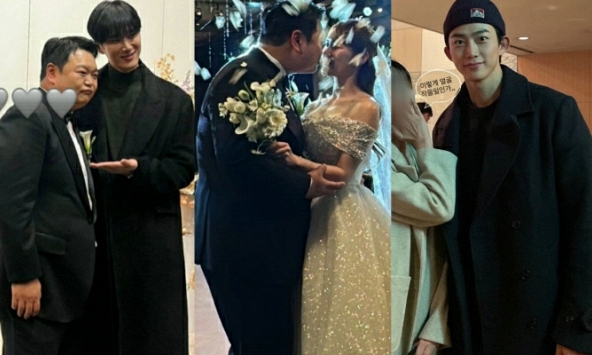 Đám cưới sao Hạ cánh nơi anh và nữ ca sĩ kém 9 tuổi: Cô dâu chú rể hôn ngọt lịm, Ahn Bo Hyun cùng nam thần Vincenzo đổ bộ