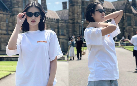 Hoa hậu Ý Nhi khoe nhan sắc khi lộ diện ở Úc, bất ngờ nhắc đến Mai Phương vì 1 lý do 