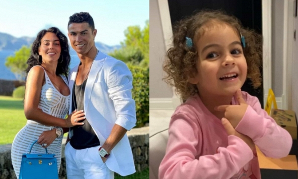 Ronaldo nhận 11 triệu lượt thả tim khi đăng bài mừng sinh nhật thiên thần nhỏ, dân mạng đều nói một điều khi nhìn ảnh hai bố con