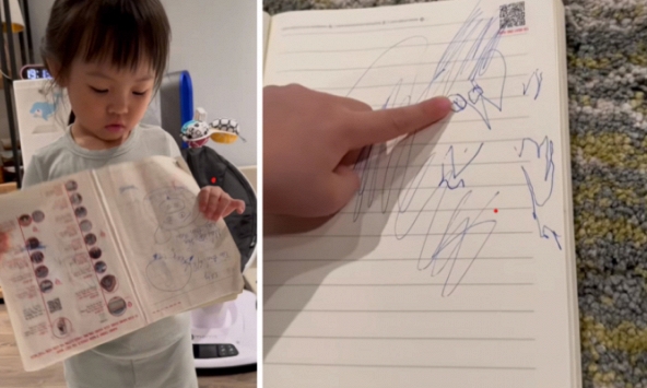 Vợ Cường Đô la khoe tranh con vẽ mẹ 'ở tầm vũ trụ', người tinh ý nhận ra 1 cách dạy trẻ thông minh mà lại siêu tiết kiệm