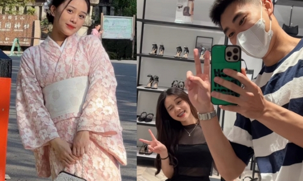 Bạn gái hotgirl khoe ảnh tại Nhật Bản, tiền đạo ĐT Việt Nam khen hết lời nhưng nhận cái kết đắng