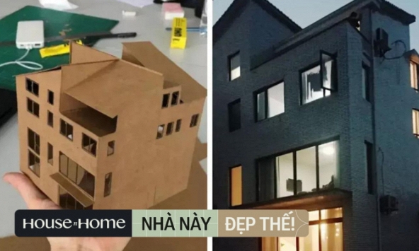 Con trai 26 tuổi hiện thực hóa ước mơ xây nhà cho bố mẹ: Từ mô hình bìa giấy đến thành quả khiến ai cũng nể phục 