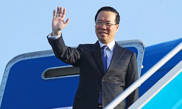 Chủ tịch nước Võ Văn Thưởng đến San Francisco, bắt đầu chương trình tham dự Tuần lễ Cấp cao APEC 2023