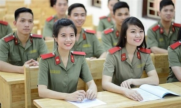 Tuyển 568 người đi học tại các trường thuộc Bộ Quốc phòng, vào biên chế CAND