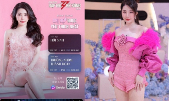 “Cá sấu chúa” Quỳnh Nga đăng số tài khoản kêu gọi bình chọn tại Đạp Gió, dân mạng tranh cãi