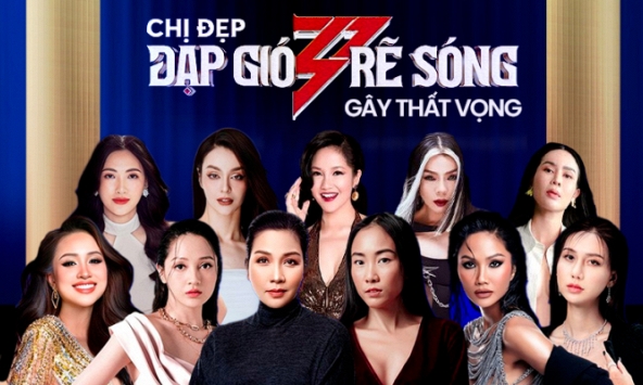 Chị đẹp đạp gió sau gần 1 tháng phát sóng: Lại một màn 'phí phạm' 30 ngôi sao của nhà sản xuất Việt