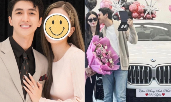 Ông xã Á hậu Vbiz chơi lớn, tặng xế hộp tiền tỷ cho vợ trong ngày sinh nhật