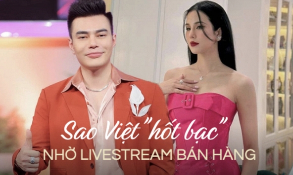 Sao Việt 'hốt bạc' nhờ livestream bán hàng: Lê Dương Bảo Lâm đổi đời, Diệp Lâm Anh hé lộ thu nhập tiền tỷ!
