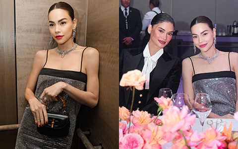Hồ Ngọc Hà đeo trang sức 20 tỷ đọ sắc bất phân thắng bại với Hoa hậu Pia Wurtzbach