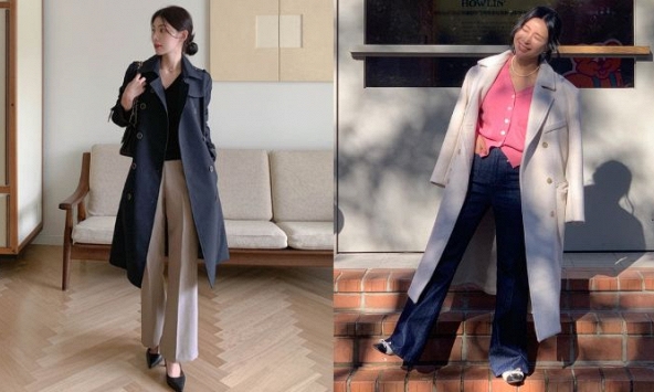 Mặc áo khoác dáng dài với 4 kiểu quần để trông chuẩn sành điệu và tôn dáng