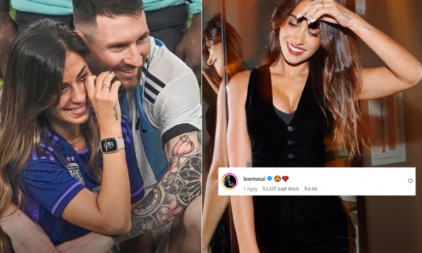 Bà xã khoe quà nhận được từ Victoria Beckham, Messi có phản ứng đập tan tin đồn khủng hoảng hôn nhân
