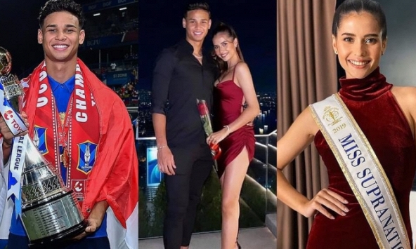 Bạn trai cầu thủ lần đầu lên tiếng sau khi người yêu giành Á hậu 1 Miss Universe: 'Nữ hoàng của anh'