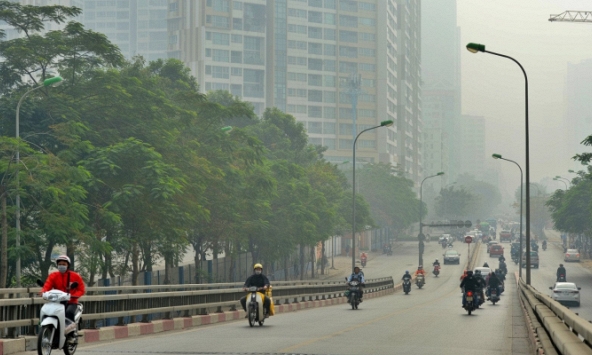 Hà Nội và một số tỉnh thành phía Bắc ghi nhận mức độ ô nhiễm không khí nghiêm trọng