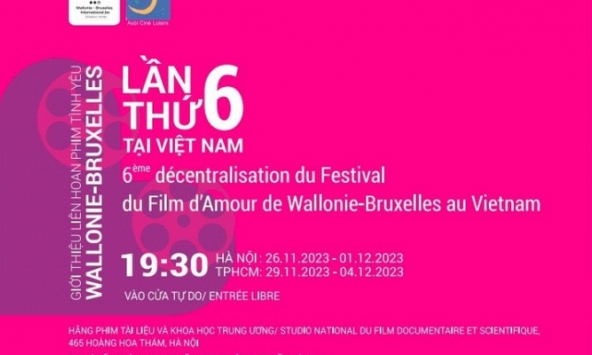 Liên hoan Phim Tình yêu Wallonie-Bruxelles lần thứ 6 tại Việt Nam