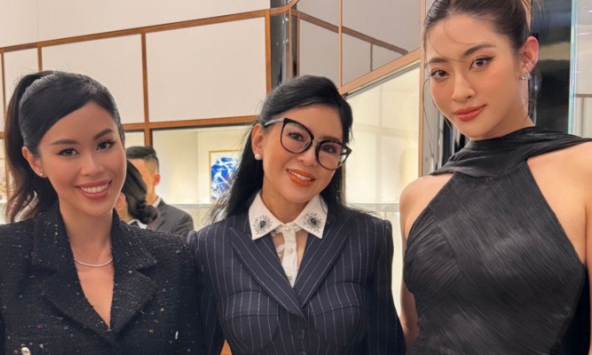 Phu nhân tỷ phú Johnathan Hạnh Nguyễn và ái nữ so kè nhan sắc với Hoa hậu, “chặt” cỡ nào mà Lương Thùy Linh than áp lực?