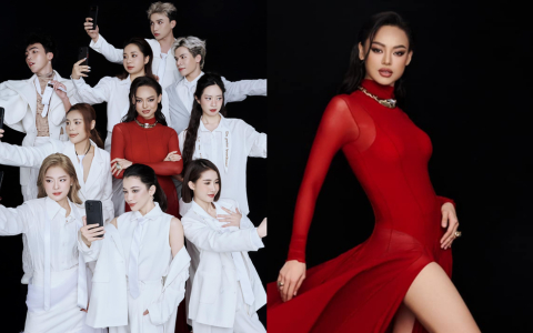 Mai Ngô tung bộ hình khoe dàn học trò xịn, nhưng là 9 ngôi sao hay 9 'cục tạ' thì chưa rõ