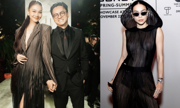 Thanh Hằng và chồng lần đầu xuất hiện sau đám cưới, Hà Hồ chơi lớn trên thảm đỏ show Công Trí