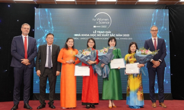 Giải thưởng L’Oréal – UNESCO Vì sự phát triển phụ nữ trong khoa học vinh danh 3 Nhà khoa học nữ xuất sắc năm 2023
