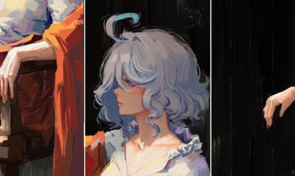 Phác họa nhân vật thành tranh sơn dầu, họa sĩ nhận về “cơn mưa” lời khen từ cộng đồng Genshin