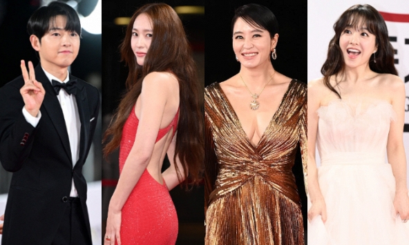 Siêu thảm đỏ Rồng Xanh: Krystal - Kim Hye Soo quá “cháy”, Park Bo Young tựa tiên tử tái ngộ Song Joong Ki