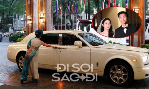 Xúng xính ăn cưới Đoàn Văn Hậu - Doãn Hải My: Dàn khách đi G63, có cả người “đánh” luôn cả Rolls-Royce