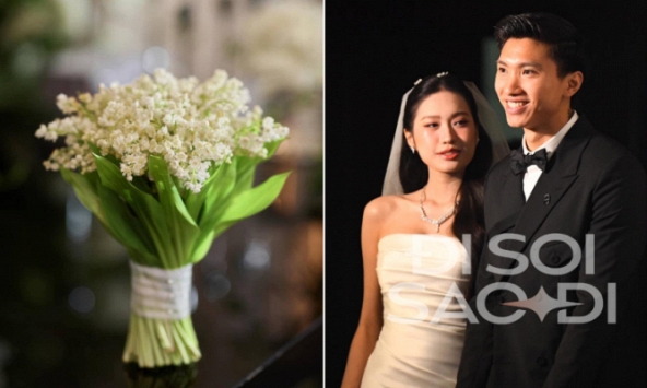 Loại hoa trong top đắt nhất thế giới xuất hiện khắp nơi trong tiệc cưới Đoàn Văn Hậu và Doãn Hải My: Quá chịu chơi và chịu chi!