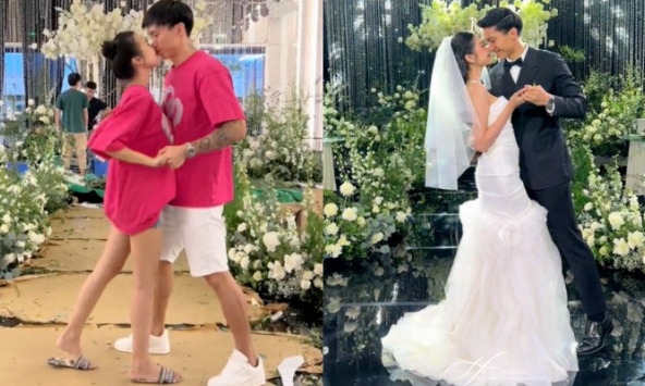 7 giây gói gọn hành trình yêu và cưới đầy ngọt ngào của Đoàn Văn Hậu - Doãn Hải My