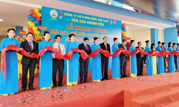 Công ty yến sào Khánh Hòa khánh thành nhà máy chế biến nguyên liệu Sanvinest