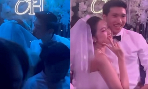 Đoàn Văn Hậu - Doãn Hải My khoá môi ngọt ngào, khiêu vũ trong ánh đèn mập mờ