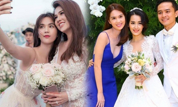 Style ăn cưới bất ổn của Ngọc Trinh: Lúc lấn át cô dâu, thi thoảng lại khiêm nhường