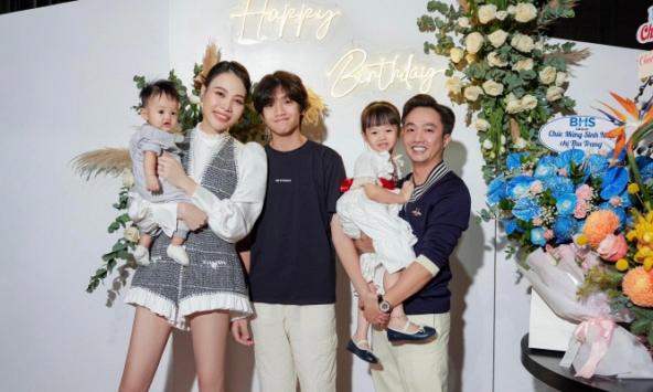 Cường Đô La khoe ảnh tổ chức sinh nhật cho vợ, ai dè hành động tinh tế dành cho Subeo mới gây chú ý