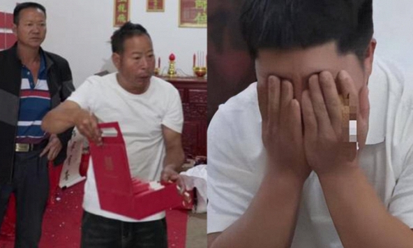 Bất ngờ bị trả lại 337 triệu đồng tiền thách cưới tại buổi đính hôn, chú rể ôm mặt bật khóc trước câu nói của bố vợ