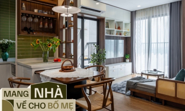 Sau 10 năm sang Mỹ, con gái mua tặng mẹ căn chung cư cao cấp: Chi thêm 300 triệu cải tạo không gian siêu ấm cúng và gẫn gũi